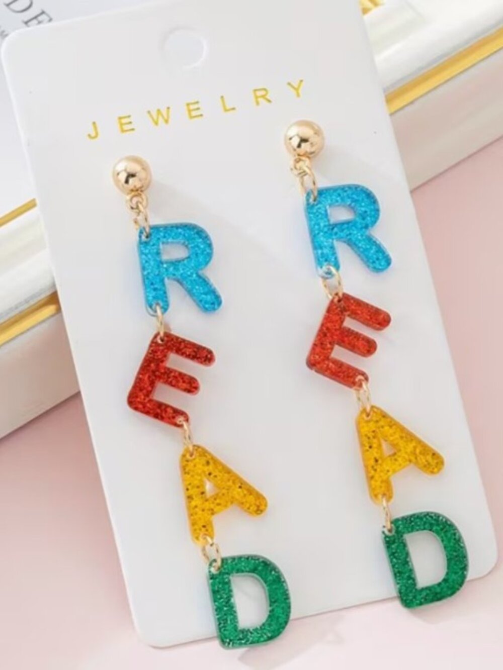Colorful “R-E-A-D” School Teacher Dangle Earrings (NEW & SO CUTE!)